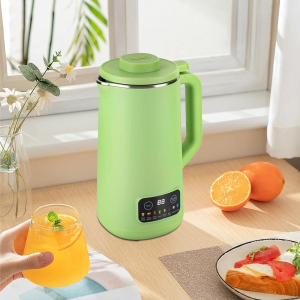 600W 800ml Household Soy Milk Machine Automatic Touch Screen Food Supplement Cooking Mixer Green 600W 800ml Household Soy Milk Machine Automatic Touch Screen Food Supplement Cooking Mixer Green