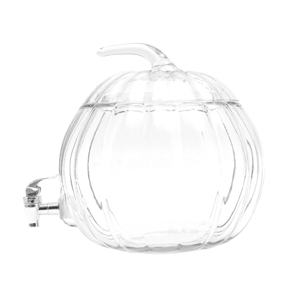 2.22 Gallon Glass Beverage Dispenser with PP Spigot Decorative Drink for Parties 2.22 Gallon Glass Beverage Dispenser with PP Spigot Decorative Drink for Parties