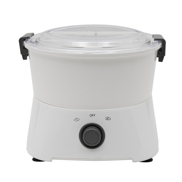85W 11.14*9.3in Electric Table Standing Cylinder Potato Peeler One-button Drive Automatic Peeler Spinner