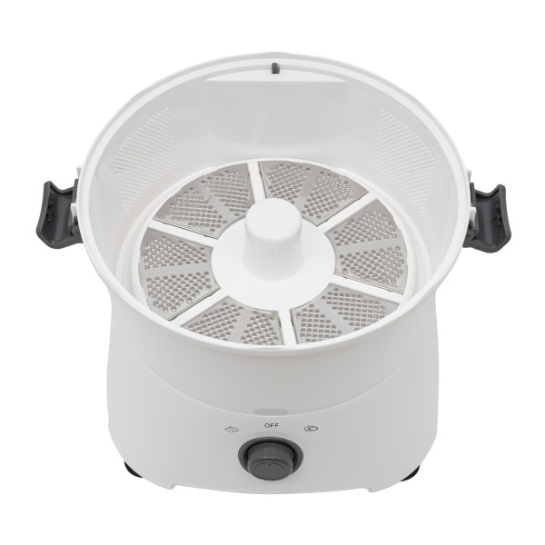 85W 11.14*9.3in Electric Table Standing Cylinder Potato Peeler One-button Drive Automatic Peeler Spinner