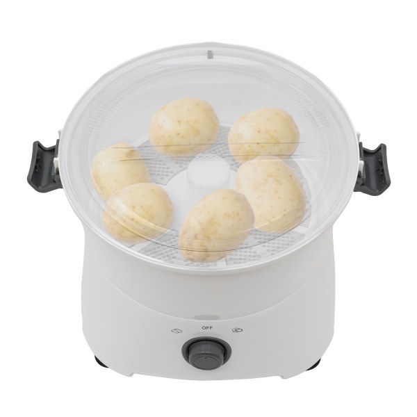 85W 11.14*9.3in Electric Table Standing Cylinder Potato Peeler One-button Drive Automatic Peeler Spinner