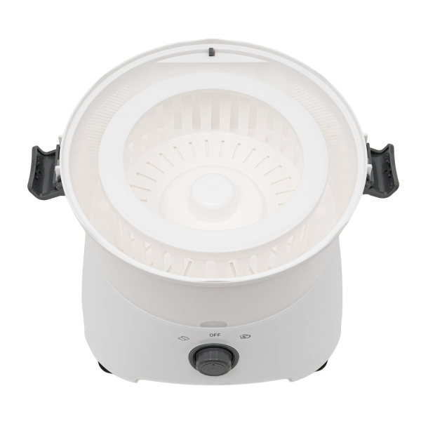 85W 11.14*9.3in Electric Table Standing Cylinder Potato Peeler One-button Drive Automatic Peeler Spinner