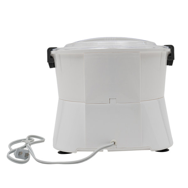 85W 11.14*9.3in Electric Table Standing Cylinder Potato Peeler One-button Drive Automatic Peeler Spinner