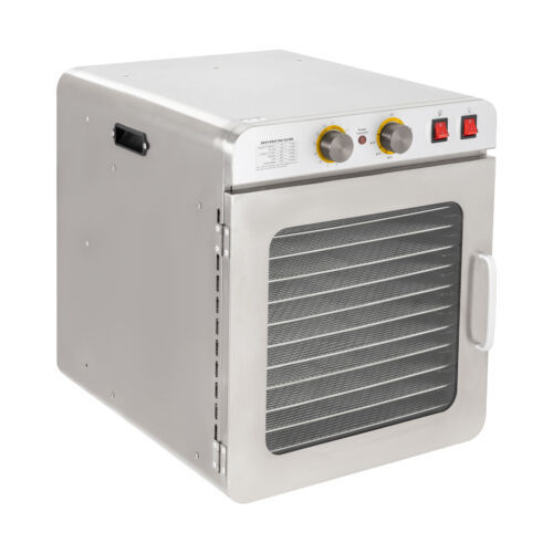Stainless Steel Jerky Fruit Dryer,Home Use,900W, 12 Trays Food Dehydrator
