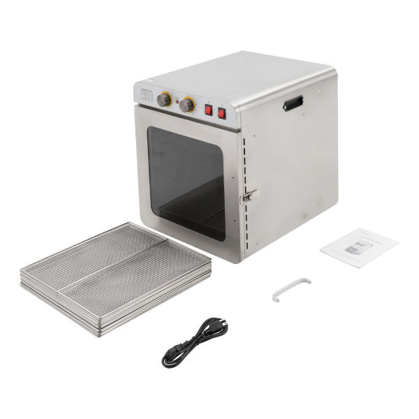 Stainless Steel Jerky Fruit Dryer,Home Use,900W, 12 Trays Food Dehydrator