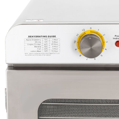 Stainless Steel Jerky Fruit Dryer,Home Use,900W, 12 Trays Food Dehydrator
