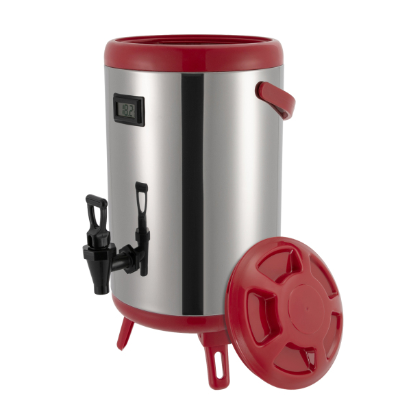 Stainless Steel Insulated Beverage Dispenser,Insulated Thermal Hot and Cold Drink Dispenser(10L, Red) Stainless Steel Insulated Beverage Dispenser,Insulated Thermal Hot and Cold Drink Dispenser(10L, Red)