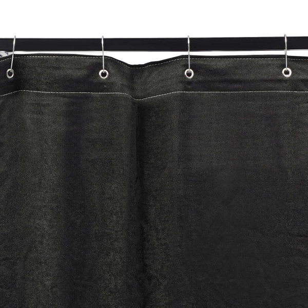 Fitting Room, Fitting Room with Shading Curtain, Modern Clothing Store Fitting Room（Black）