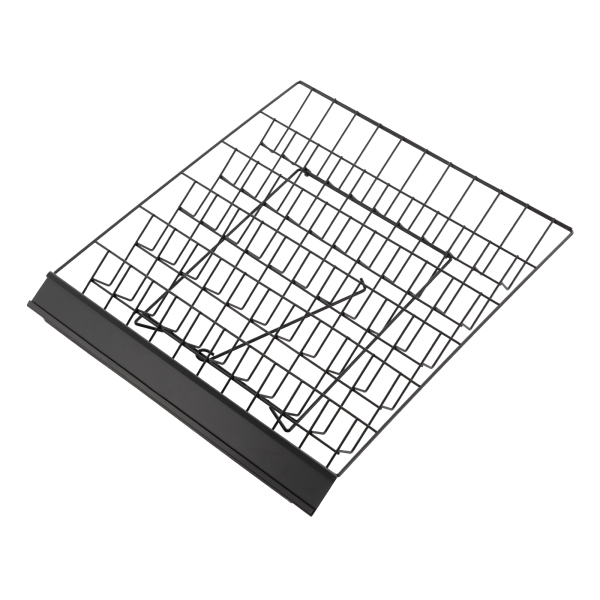 Tabletop Book 6 Rack, Magazine Rack for Table Top, Book Display Stand - Black