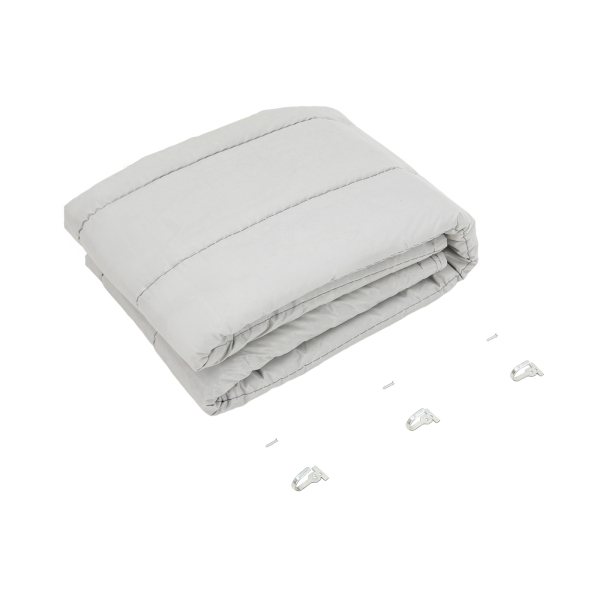 Insulated door curtains, winter door screens, soundproof blankets, privacy curtains (grey)