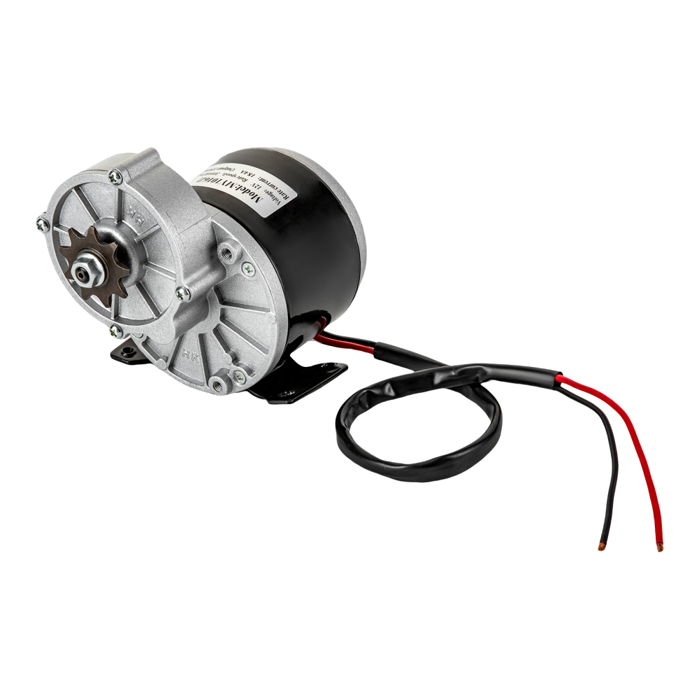 12 Volt DC 350 Watt Gear Reduction Electric Vehicle Geared Motor