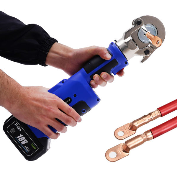 MEZ-300 Battery Powered Electric Hydraulic Pliers, Electric Hydraulic  Crimper Blue
