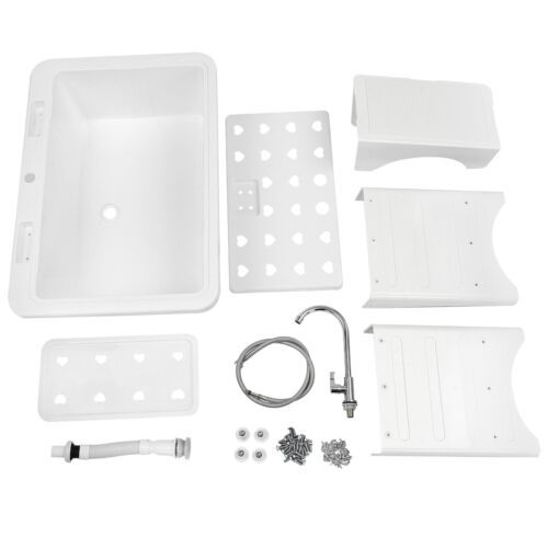 Laundry Tub Sink Plastic Washing Utility Sink Tub Fabric PP with Washboard