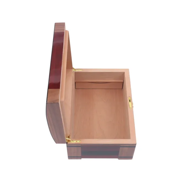 Cigar Humidor Cedar Lined Storage Box Spanish Cedar Tray Divider Holds 100 Cigar