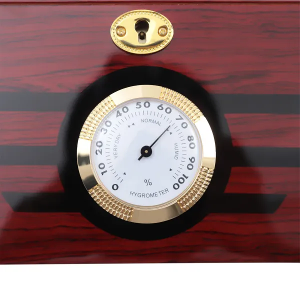 Cigar Humidor Cedar Lined Storage Box Spanish Cedar Tray Divider Holds 100 Cigar