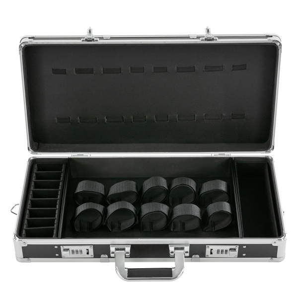 Beauty Salon Barber Case, Hair Stylist Tool Kits Organizer, Barber Travel Carry Case(Silver) Beauty Salon Barber Case, Hair Stylist Tool Kits Organizer, Barber Travel Carry Case(Silver)