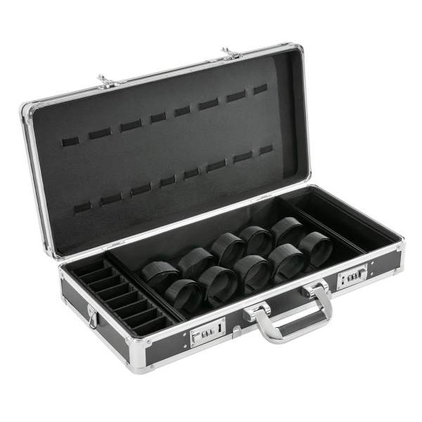 Beauty Salon Barber Case, Hair Stylist Tool Kits Organizer, Barber Travel Carry Case(Silver) Beauty Salon Barber Case, Hair Stylist Tool Kits Organizer, Barber Travel Carry Case(Silver)