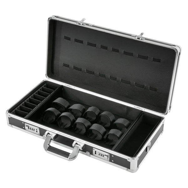 Beauty Salon Barber Case, Hair Stylist Tool Kits Organizer, Barber Travel Carry Case(Silver) Beauty Salon Barber Case, Hair Stylist Tool Kits Organizer, Barber Travel Carry Case(Silver)