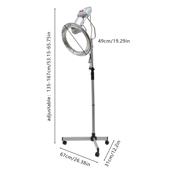 Free-Stand Hair Dryer, Salon Hair Perming Machine, Orbiting Rotating Hair Processor Free-Stand Hair Dryer, Salon Hair Perming Machine, Orbiting Rotating Hair Processor
