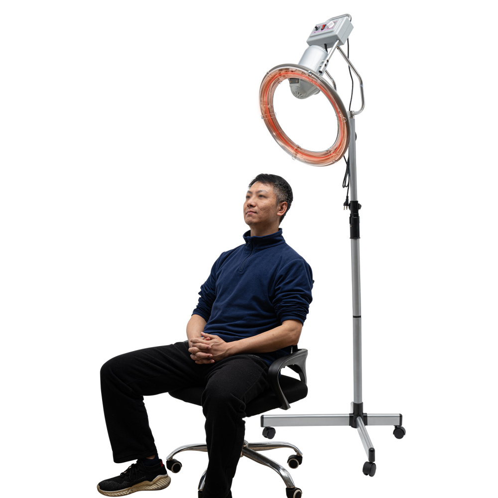 Free-Stand Hair Dryer, Salon Hair Perming Machine, Orbiting Rotating Hair Processor