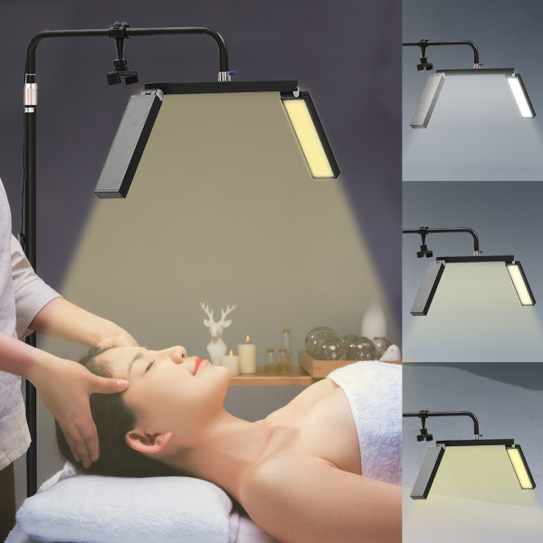 Lash Light for Eyelash Extensions, Cool/Warm/Neutral Lighting Half Moon Light with Phone Holder Lash Light for Eyelash Extensions, Cool/Warm/Neutral Lighting Half Moon Light with Phone Holder
