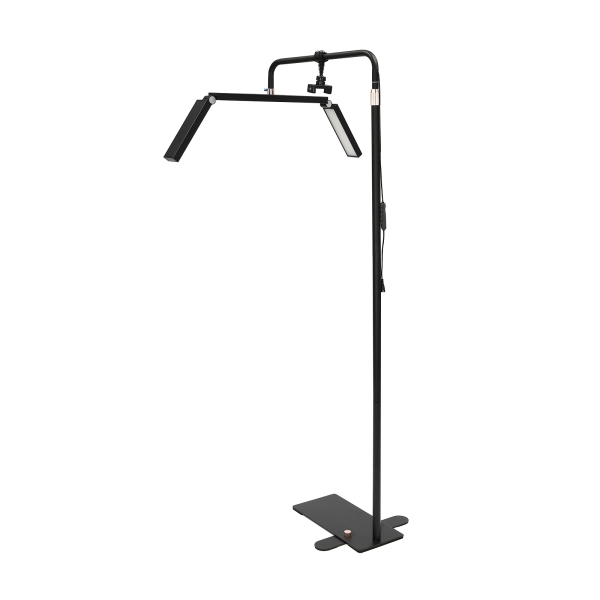 Lash Light for Eyelash Extensions, Cool/Warm/Neutral Lighting Half Moon Light with Phone Holder