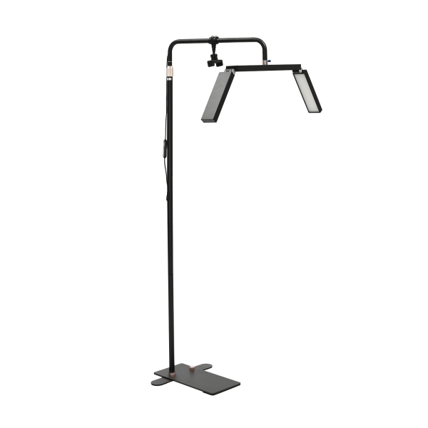 Lash Light for Eyelash Extensions, Cool/Warm/Neutral Lighting Half Moon Light with Phone Holder