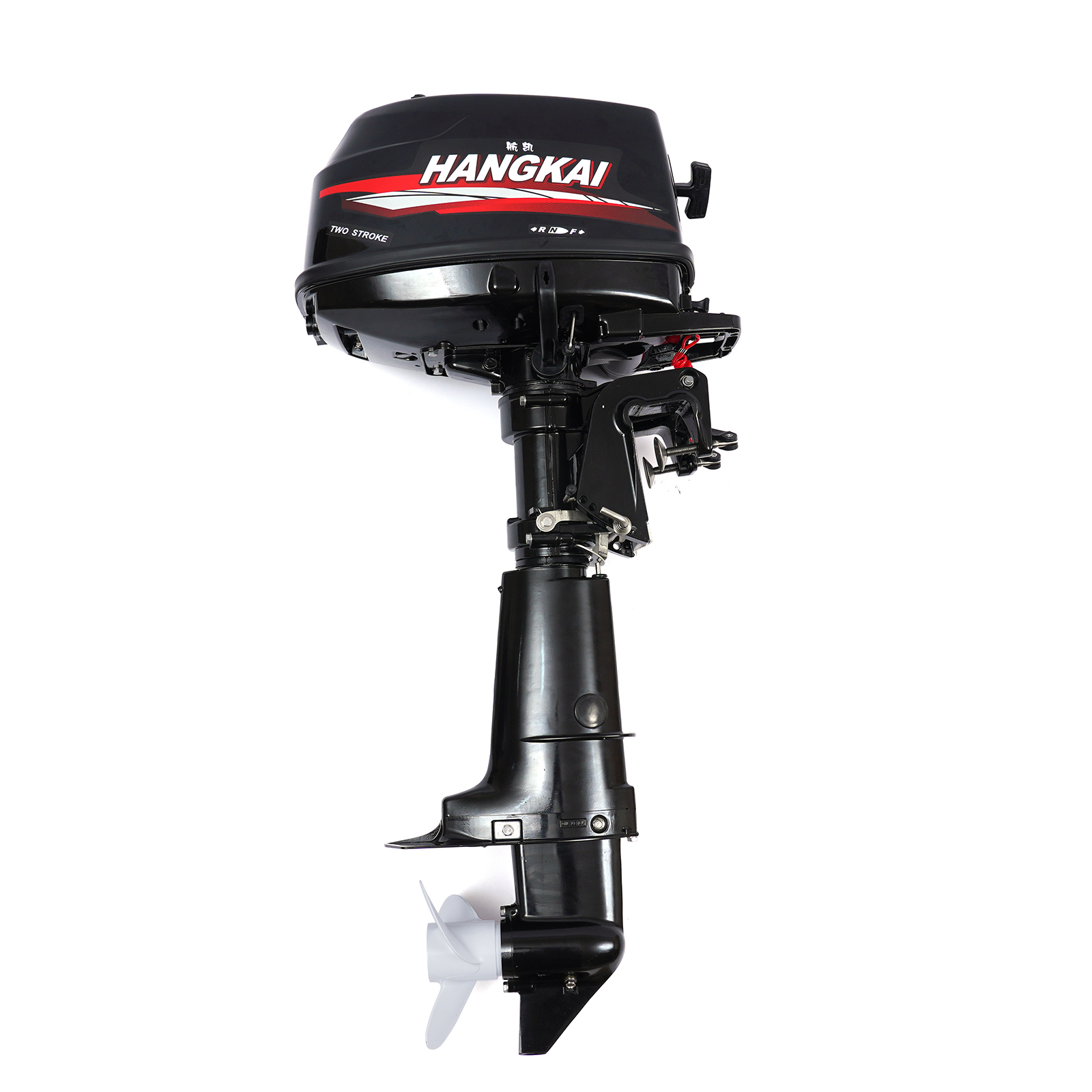 HANGKAI Outboard Motor, 6 HP 2-Stroke Outboard Motor Tiller Shaft ...