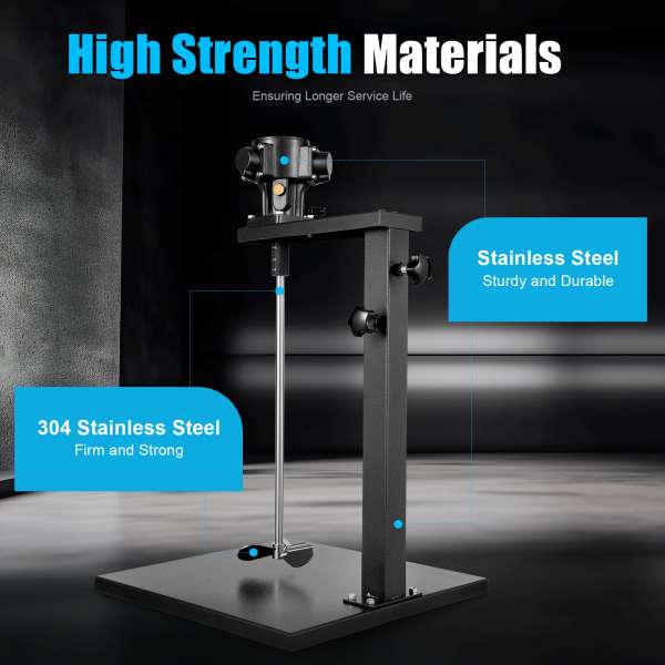 5 Gallon 1/4 HP 20L Stainless Steel Pneumatic Mixer 5 Gallon 1/4 HP 20L Stainless Steel Pneumatic Mixer