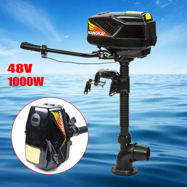 HANGKAI Heavy Duty Outboard Boat Motor 1000W Brushless Electric Boat Accelerated Starting Outboard Motor HANGKAI Heavy Duty Outboard Boat Motor 1000W Brushless Electric Boat Accelerated Starting Outboard Motor