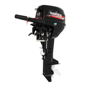 HANGKAI 2 Stroke 12HP Outboard Motor Inflatable Fishing Boat Engine w/Water Cooling System