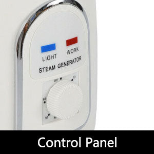 Portable Steam Sauna1.8L Sauna Steamer Pot Home Shower SPA Body Therapy 110V US Plug 900W Steamer Pot ABS