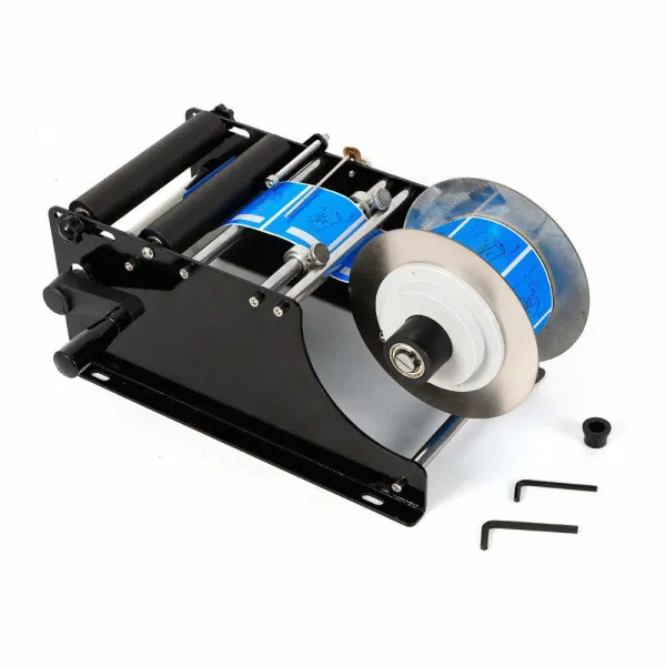 Semi-Automatic Labeling Machine Round Bottle MT-30 for Date Bottle 30 Times/Minute Semi-Automatic Labeling Machine Round Bottle MT-30 for Date Bottle 30 Times/Minute