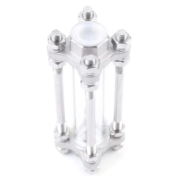 1/2" Sanitary Sight Glass Stainless Steel 304 in-Line Sight Glass with Clamp End 1/2" Sanitary Sight Glass Stainless Steel 304 in-Line Sight Glass with Clamp End