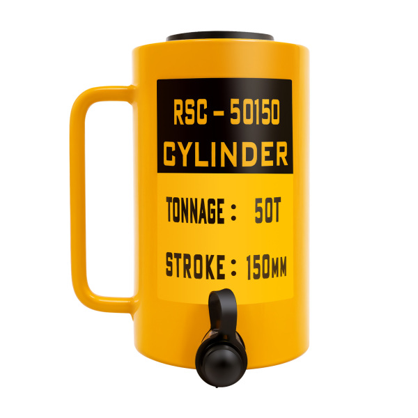 50 Tons Hydraulic Cylinder Single Acting Stroke for Small Workspace Portable Hydraulic Solid Jack Hydraulic Lifting Cylinder 50 Tons Hydraulic Cylinder Single Acting Stroke for Small Workspace Portable Hydraulic Solid Jack Hydraulic Lifting Cylinder