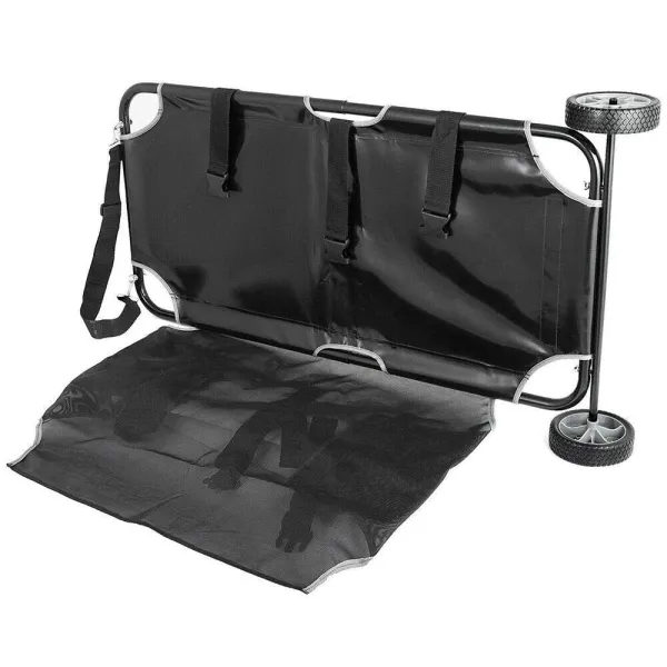 HANGKAI Pet Trolley Veterinary Transport Stretcher with 2 Wheels