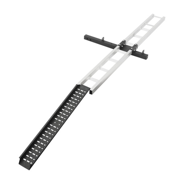 Aluminum Motorcycle Carrier, Motorcycle Hitch Carrier, 450LBS Capacity Hitch-Mounted Motorcycle Trailer Aluminum Motorcycle Carrier, Motorcycle Hitch Carrier, 450LBS Capacity Hitch-Mounted Motorcycle Trailer