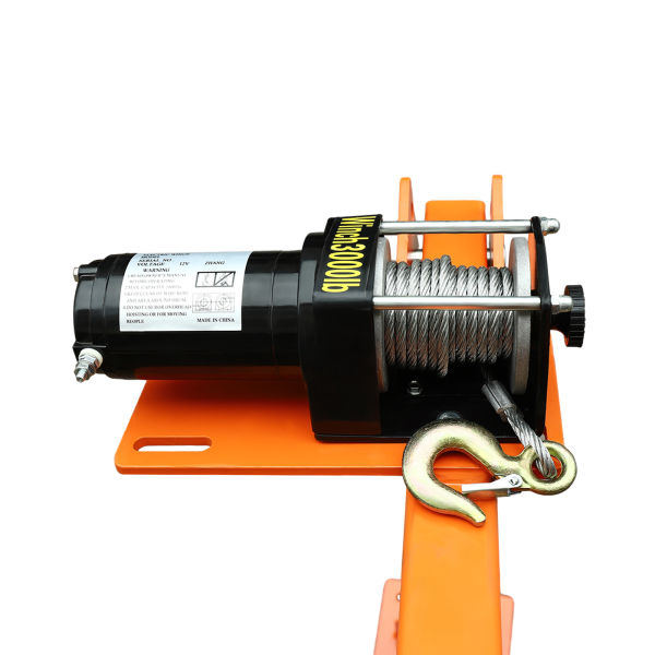 1100 LB Truck-Mounted Crane Hoist, Truck-Mounted Crane with 12V Electric Winch, Pickup Truck Jib Cranes