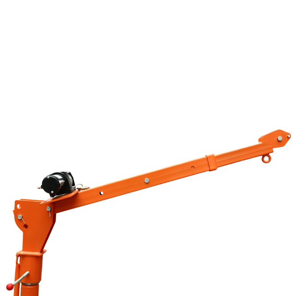 1100 LB Truck-Mounted Crane Hoist, Truck-Mounted Crane with 12V Electric Winch, Pickup Truck Jib Cranes