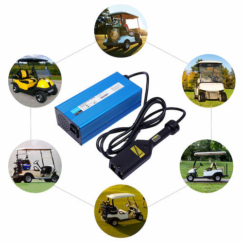 36 Volt EZGO Charger-D Plug,12A Golf Cart Battery Charger