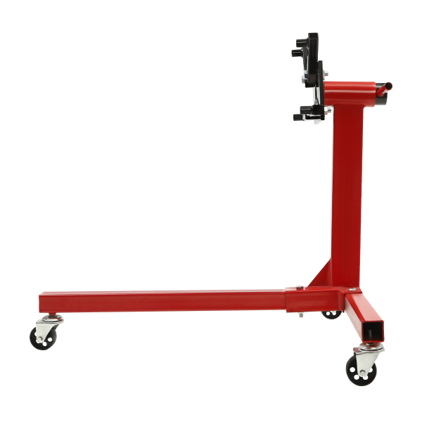 Carbon Steel Rotating Engine Stand with 360 Degree Rotating Head: 3/8 Ton (750 lb) Capacity, Red Carbon Steel Rotating Engine Stand with 360 Degree Rotating Head: 3/8 Ton (750 lb) Capacity, Red