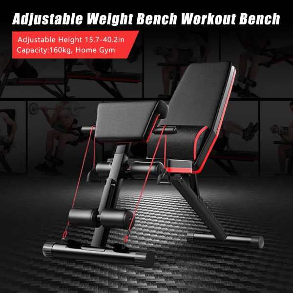 Fitness Reality Bench Adjustable Weight Bench for Full Body
