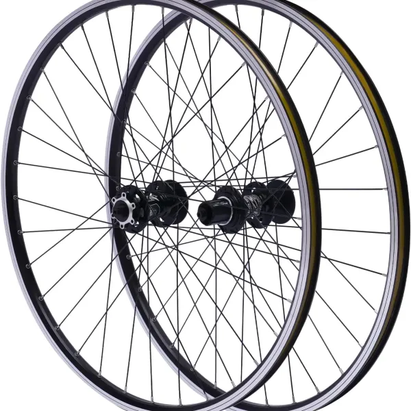 Mountain Bike Wheelset 27.5Inch Quick Release Front Rear Bike Wheels, Fit Cassette Bicycle Wheelset Black Hub Mountain Bike Wheelset 27.5Inch Quick Release Front Rear Bike Wheels, Fit Cassette Bicycle Wheelset Black Hub