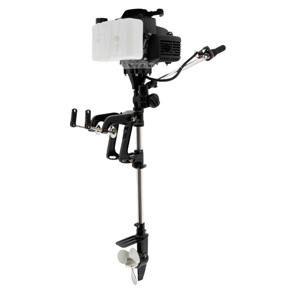 4 Stroke 7.5HP Outboard Motor 196cc Air Cooling Heavy Duty Inflatable Fishing Boat Engine Boat Engine Motor