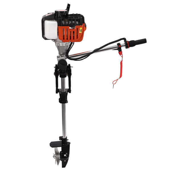 HANGKAI 2.5 HP 2 Stroke Outboard Motor Forced Air Cooling 52cc 1.82kw Outboard Motor