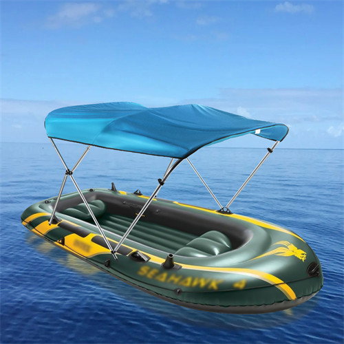 3 Bows Boat Top Boat Cover Set with Aluminum Alloy Frame Top Cover Anti-sun New 3 Bows Boat Top Boat Cover Set with Aluminum Alloy Frame Top Cover Anti-sun New