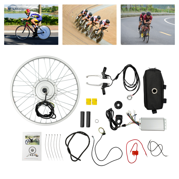 Electric Bike Conversion Kit Electric Bike Front Wheel Kit Ebike Wheel Kit  750W For Bicycle Lithium