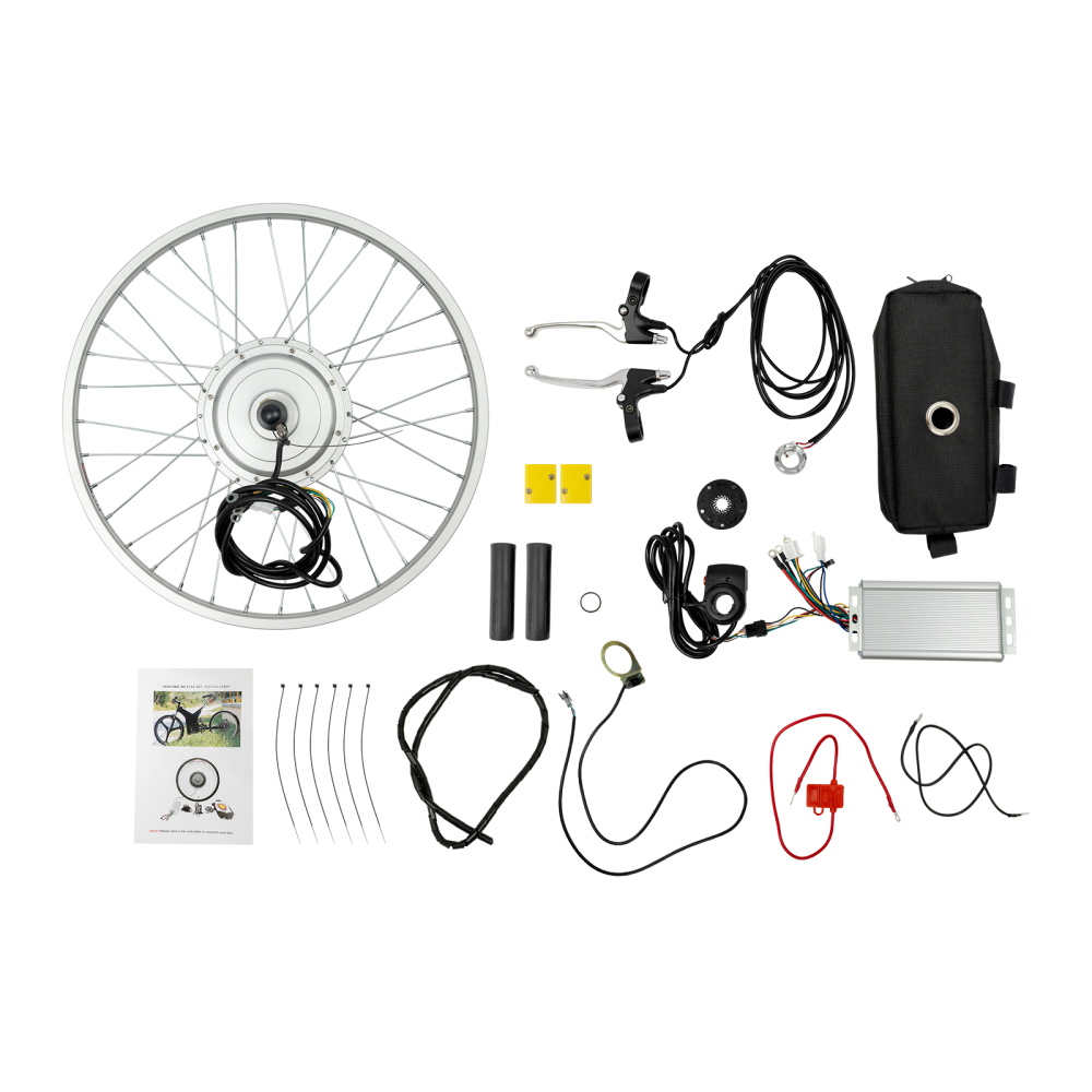 Electric Bike Conversion Kit Electric Bike Front Wheel Kit Ebike Wheel Kit  750W For Bicycle Lithium