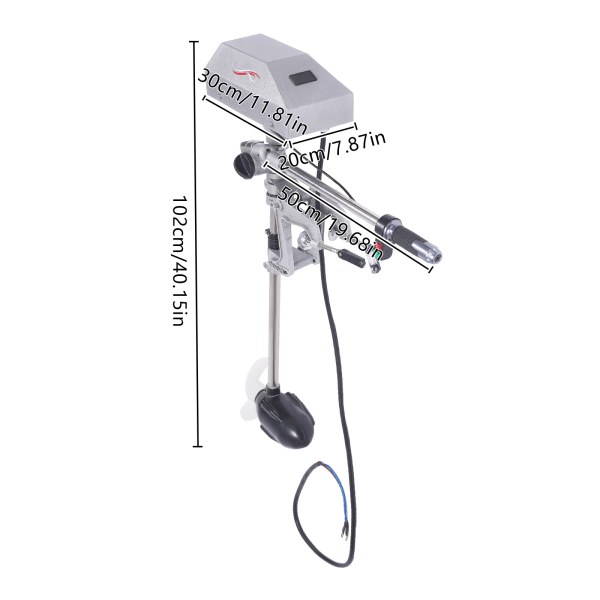 12-24V 800-1500W Electric Outboard Motor Brushless Electric Underwater Outboard Motor