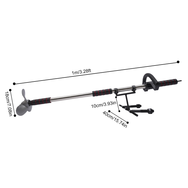 Hand operated outboard motor Manual propeller Hand Operated Boat Propellers trolling motor for inflatable boat